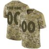 Men's Custom Denver Broncos Limited Camo 2018 Salute to Service Jersey - Replica