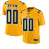 Men's Los Angeles Chargers Customized Electric 2019 Gold 100th Season Vapor Untouchable Stitched Limited Jersey - Replica