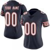 Woman's Custom Chicago Bears Limited Navy Team Color Vapor Untouchable Jersey - Replica