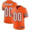 Men's Chicago Bears Customized Orange Team Color Vapor Untouchable Stitched Limited Jersey - Replica