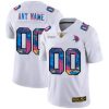 Customized Vikings Jersey for Men Minnesota Vikings ACTIVE PLAYER Custom 2020 White Crucial Catch Limited Stitched Jersey