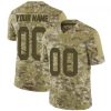 Men's Custom New York Giants 2018 Salute to Service Jersey - Limited Camo - Replica