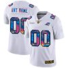 Men's Carolina Panthers Customized 2020 White Crucial Catch Limited Stitched Jersey - Replica