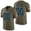 Men's Carolina Panthers Olive 2017 Salute to Service Limited Customized Jersey - Replica