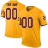 Custom Commanders Jersey for Men Custom Gold Legend Washington Football Team Color Rush Football Jersey