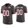 Men's Tampa Bay Buccaneers Custom Grey 2021 Super Bowl LV Jersey - Replica