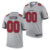 Men's Tampa Bay Buccaneers ACTIVE PLAYER Custom Gray 2021 Inverted Legend Stitched Jersey - Replica