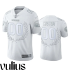 49ers Custom Jersey, White Men's, MVP Platinum Stitched Jersey - Replica