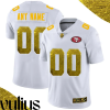 49ers Custom Jersey, Golden Men's, Active Player Fashion Edition Limited Stitched Jersey - Replica