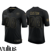 49ers Custom Jersey, Black Men's, Active Player Custom 2020 Salute To Service Limited Stitched Jersey - Replica