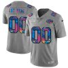 Men's San Francisco 49ers ACTIVE PLAYER Custom 2020 Grey Crucial Catch Limited Stitched Jersey - Replica