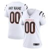 Custom Bengals Jersey for Women White Cincinnati Bengals Game Custom Jersey