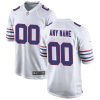 Men's Buffalo Bills Alternate Custom Game Jersey - White - Replica