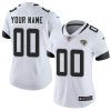 Custom Jaguars Jersey for Women Jacksonville Jaguars White Stitched Custom Vapor Untouchable Limited Jersey