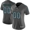 Custom Jaguars Jersey for Women Jacksonville Jaguars Customized Gray Static Vapor Untouchable Jersey