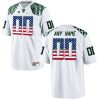 Men's Oregon Ducks White Custom College Football Limited Jersey - Replica