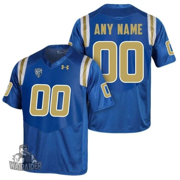 Men's UCLA Bruins Royal College Football Custom Jersey , UCLA Custom Jersey - Replica