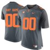 Men's Tennessee Volunteers Grey College Limited Football Customized Jersey - Replica