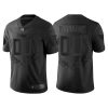 Men's Tennessee Titans #00 Custom Black Vapor Limited Platinum Jersey - Replica