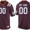 Men's Virginia Tech Hokies Maroon Player Custom Performance Jersey - Replica