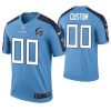 Men's Tennessee Titans Light Blue 20th Anniversary Color Rush Legend Customized Jersey - Replica