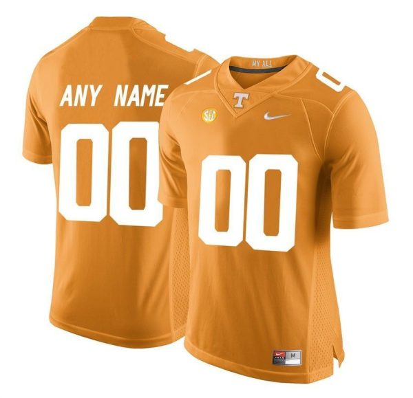 Men's Tennessee Volunteers Orange College Limited Football Customized Jersey - Replica