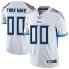 Men's Tennessee Titans White Road Customized Vapor Untouchable Limited Jersey - Replica