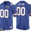 Custom Florida Gators Jersey, Royal Men's, College Football Jersey -