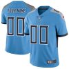 Men's Tennessee Titans Light Blue Alternate Customized Vapor Untouchable Limited Jersey - Replica