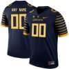 Men's Oregon Ducks Navy Custom Jersey - Replica