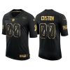 Men's Custom #00 Denver Broncos 2020 Salute to Service Golden Limited Jersey - Black - Replica