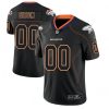 Men's Denver Broncos 2018 Lights Out Color Rush Limited Black Customized Jersey - Replica