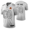 Men's Denver Broncos Custom White City Edition Vapor Limited Jersey - Replica