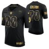 Men's Denver Broncos No. 00 Custom Golden Limited Black Jersey - Replica