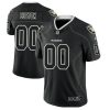 Men's Las Vegas Raiders 2018 Lights Out Color Rush Limited Black Customized Jersey - Replica