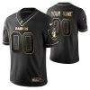 Men's Custom Black Las Vegas Raiders Golden Edition Vapor Untouchable Limited Jersey -