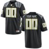 Men's Oregon Ducks Black Customized Football Jersey - - Replica