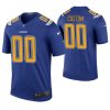 Men's Los Angeles Chargers Royal Color Rush Legend Customized Jersey - Replica