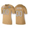 Men's Chicago Bears Custom Gold 2021 NFC Pro Bowl Game Jersey - Replica