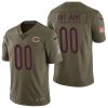 Men's Chicago Bears Olive 2017 Salute to Service Limited Customized Jersey - Replica