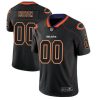 Men's Chicago Bears 2018 Lights Out Color Rush Limited Black Customized Jersey - Replica