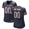 Woman's Navy Chicago Bears 2019 100th Season Custom Game Jersey - Replica