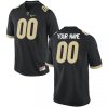 Men's Purdue Boilermakers Custom Replica Football Jersey - Black