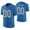 Men's Detroit Lions Blue Vapor Untouchable Limited Player Customized Jersey - Replica