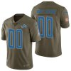 Men's Detroit Lions Olive 2017 Salute to Service Limited Customized Jersey - Replica