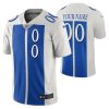 Men's Detroit Lions Custom White Blue City Edition Vapor Limited Jersey - Replica