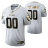 Customized Vikings Jersey for Men Minnesota Vikings Custom 100th Season Jersey - White Vapor Limited Golden Edition