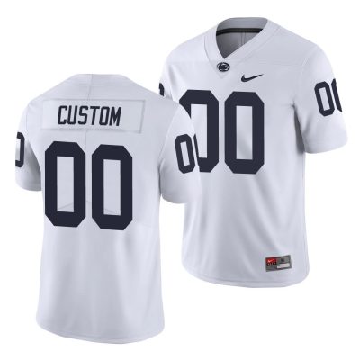 Custom Penn State Jerseys for Men's Penn State Nittany Lions Custom White Limited College Football Jersey - Replica