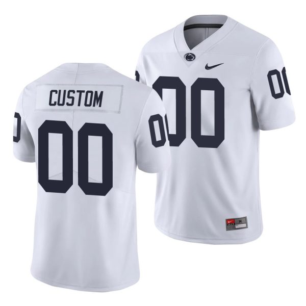 Custom Penn State Jerseys for Men's Penn State Nittany Lions Custom White Limited College Football Jersey - Replica