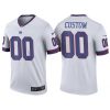 Men's New York Giants White Color Rush Legend Customized Jersey - Replica